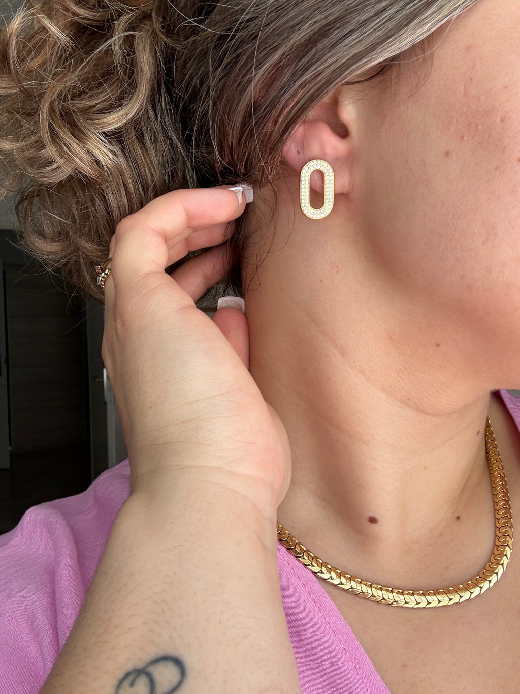 Boucles d'oreilles Jade